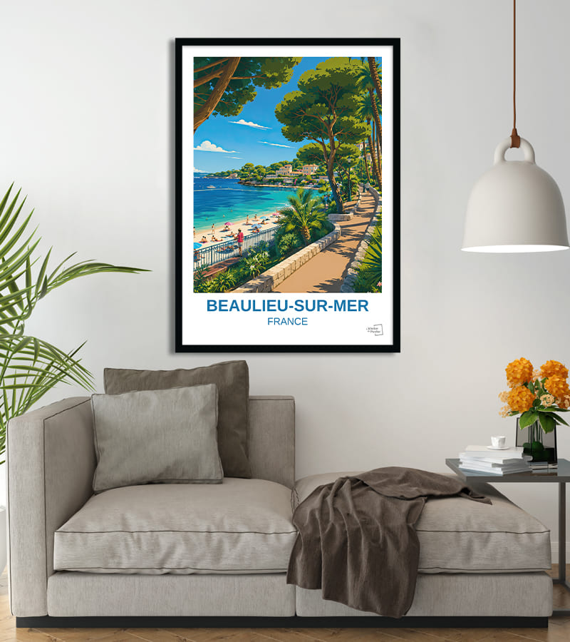 poster Beaulieu sur Mer