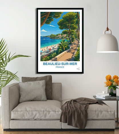 poster Beaulieu sur Mer