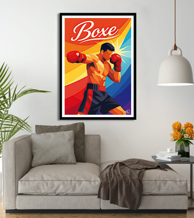poster Boxe vintage