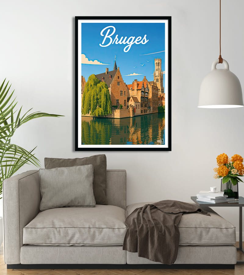Affiche Bruges