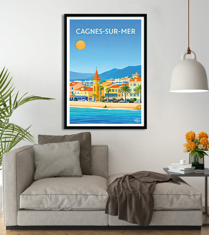 Affiche Cagnes sur Mer