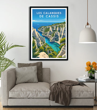 poster Les Calanques de Cassis