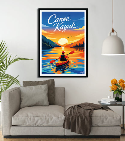poster Canoé Kayak