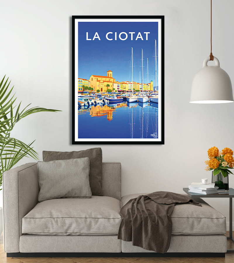 Affiche La Ciotat moderne