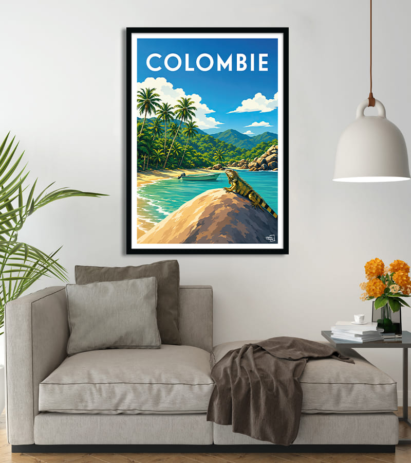 poster Colombie Vintage