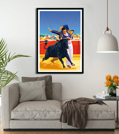 Affiche Course Landaise