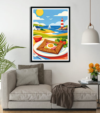 Affiche Galette / Crêpe Bretonne