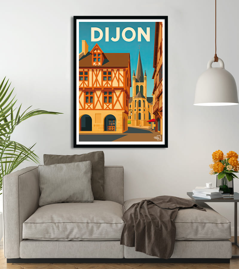 poster Dijon vintage