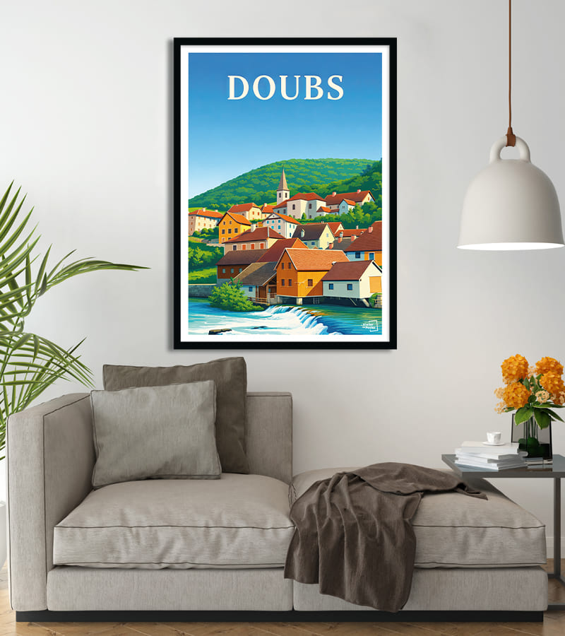 poster Doubs vintage