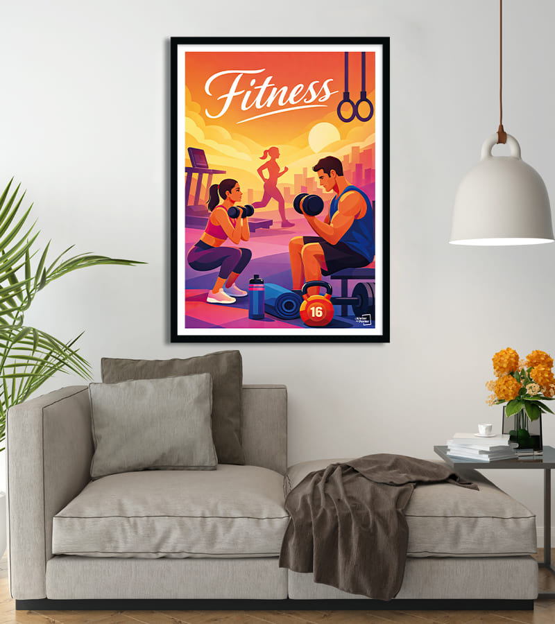 Affiche Fitness