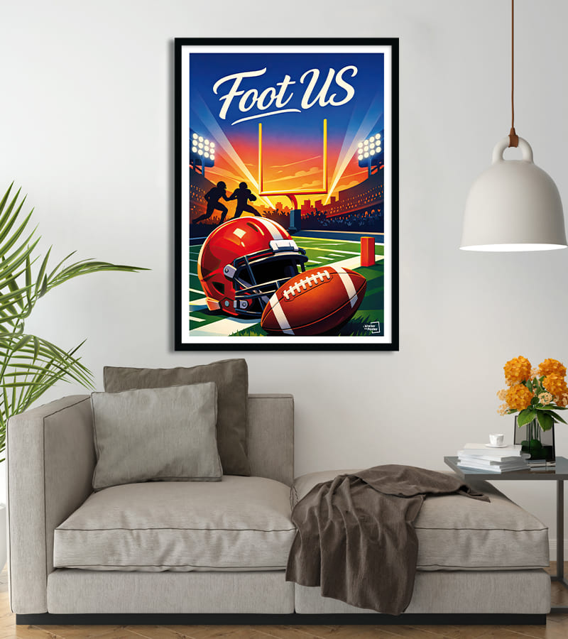 poster Foot US - Football Américain