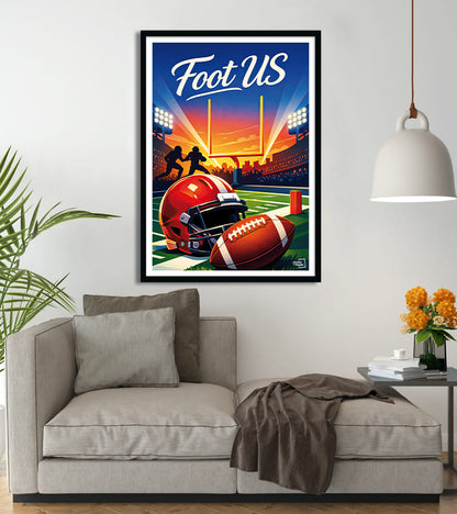 poster Foot US - Football Américain