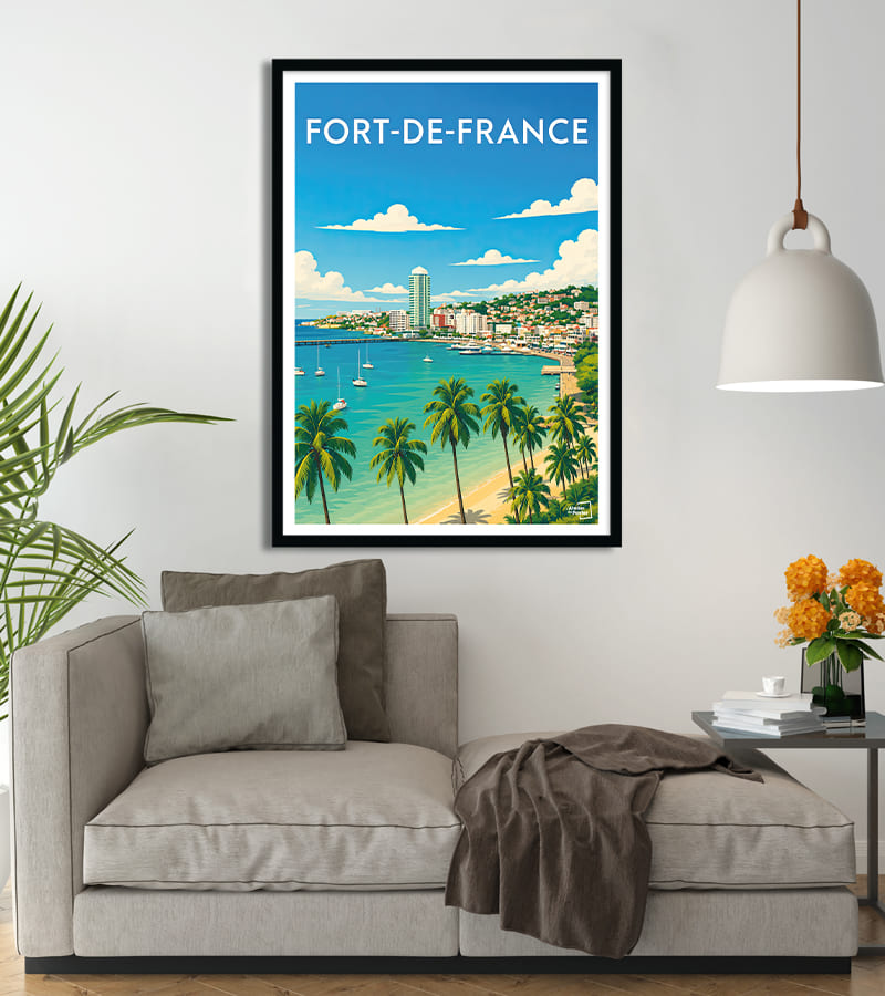 poster Fort de France