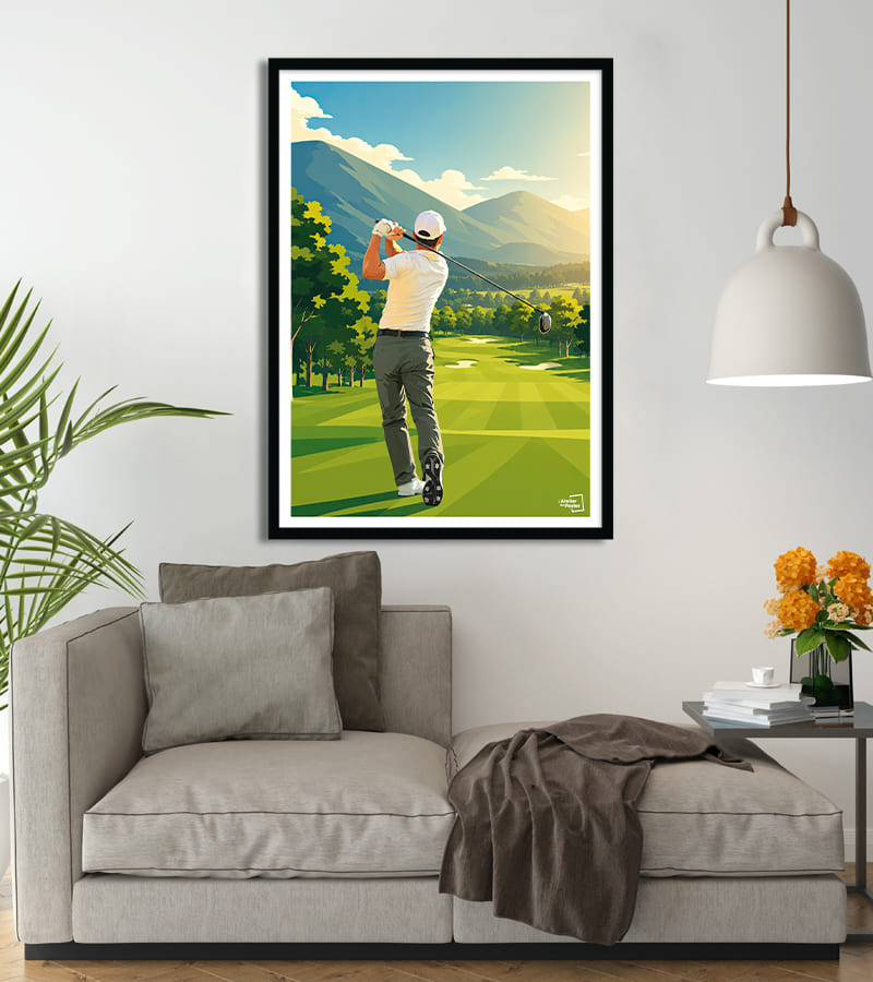poster Joueur de Golf