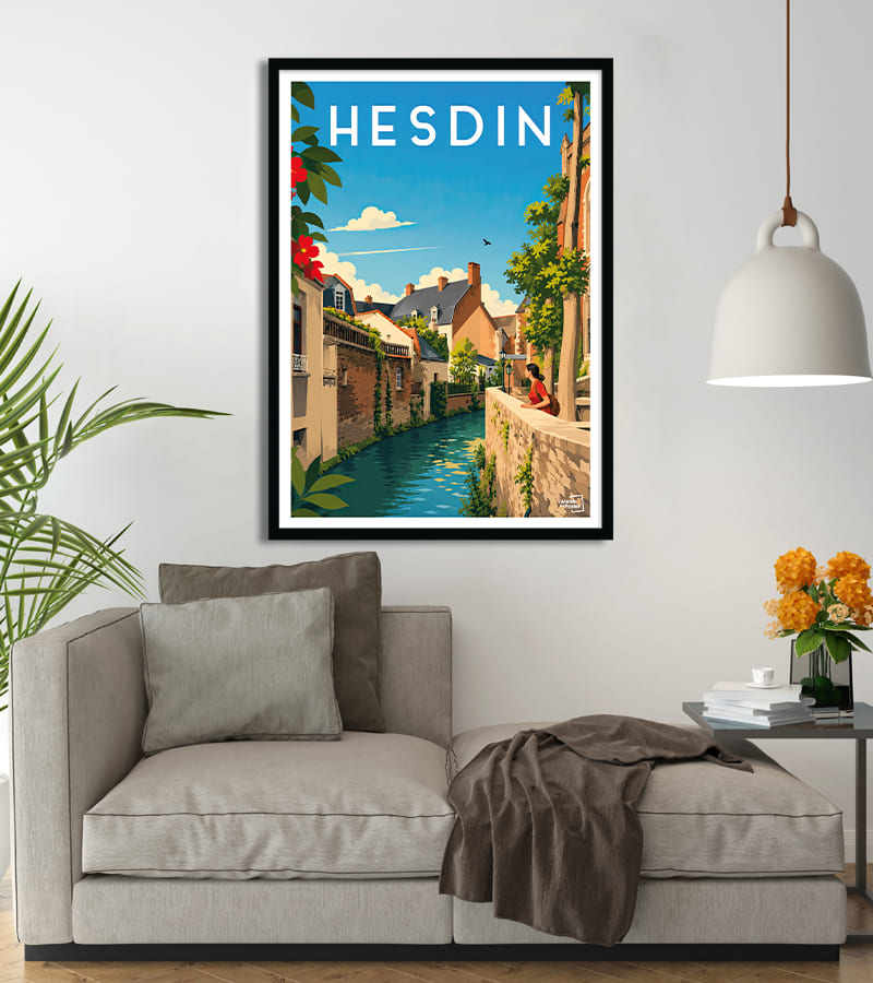 poster Hesdin Vintage