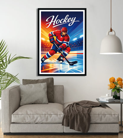 poster Hockey Vintage