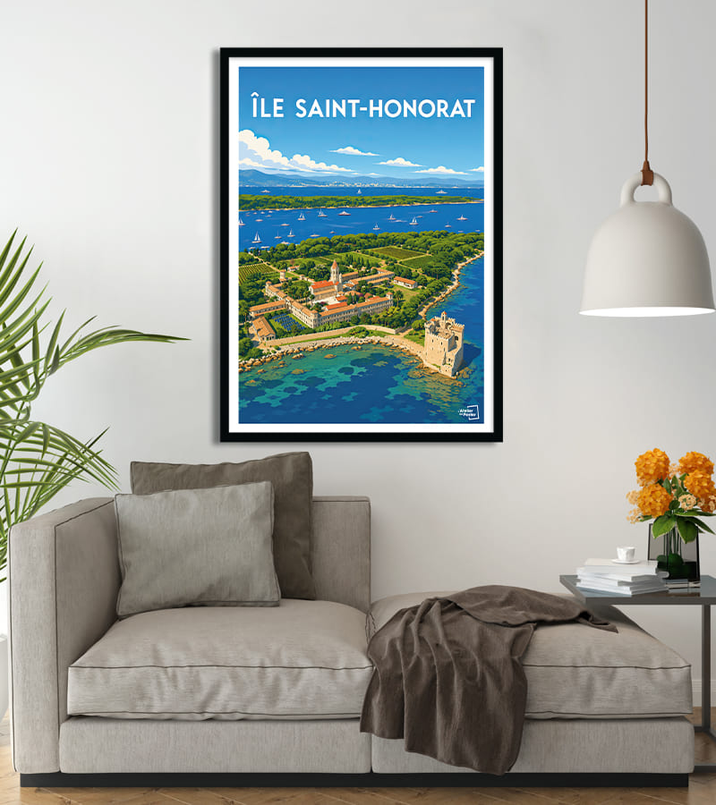 poster Île de Saint Honorat
