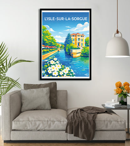 Affiche Isle sur la Sorgue