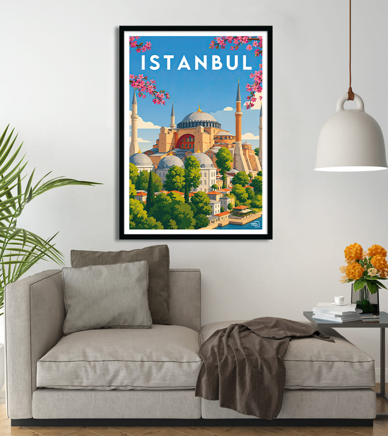 poster vintage Istanbul