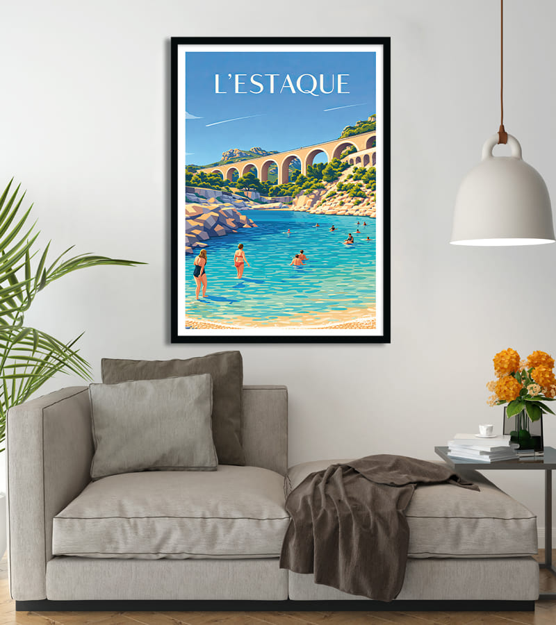 poster L Estaque - Marseille