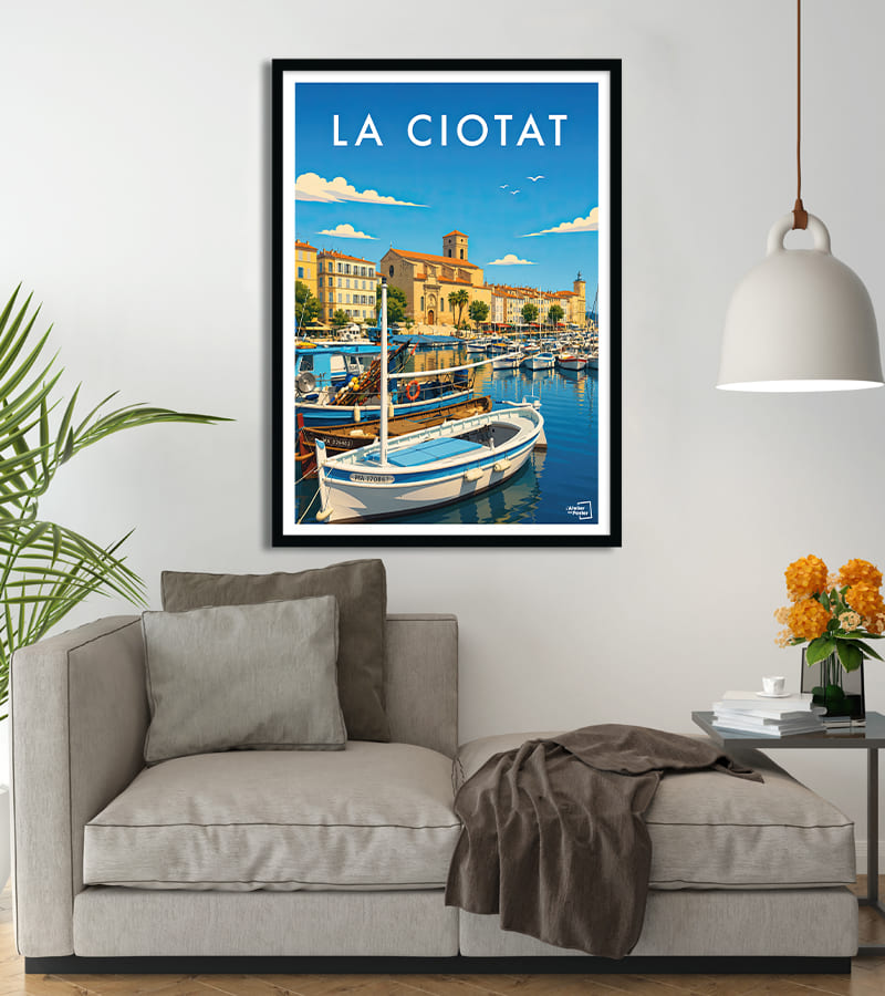 poster La Ciotat Vintage