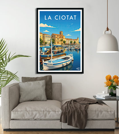 poster La Ciotat Vintage