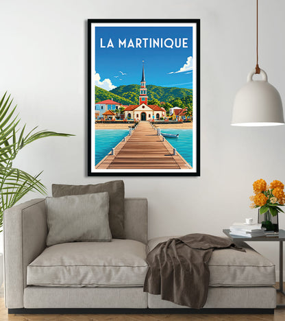 poster La Martinique Vintage