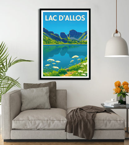 poster Lac d Allos