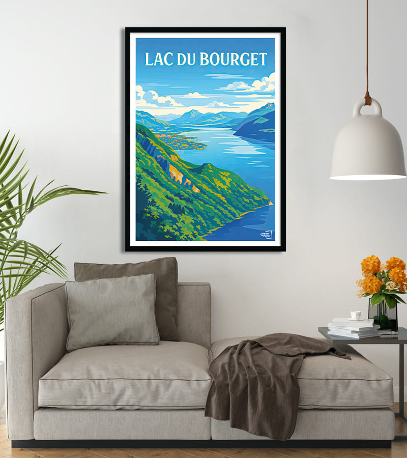 poster Lac du Bourget