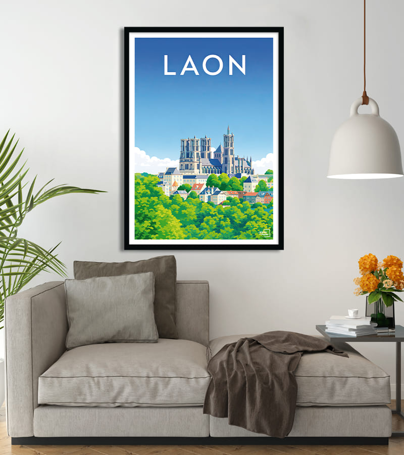 poster Vintage Laon
