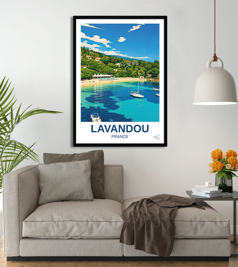 poster Lavandou