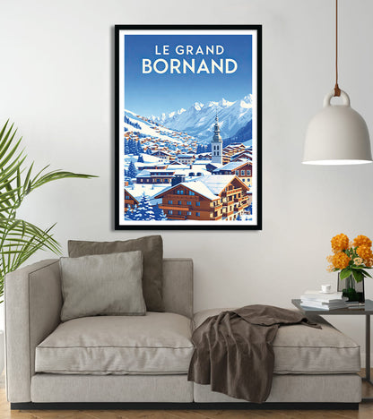 poster Le Grand Bornand Vintage