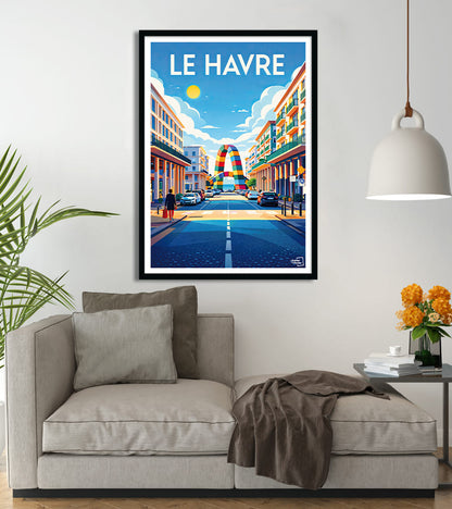 poster 
Conteneur le Havre