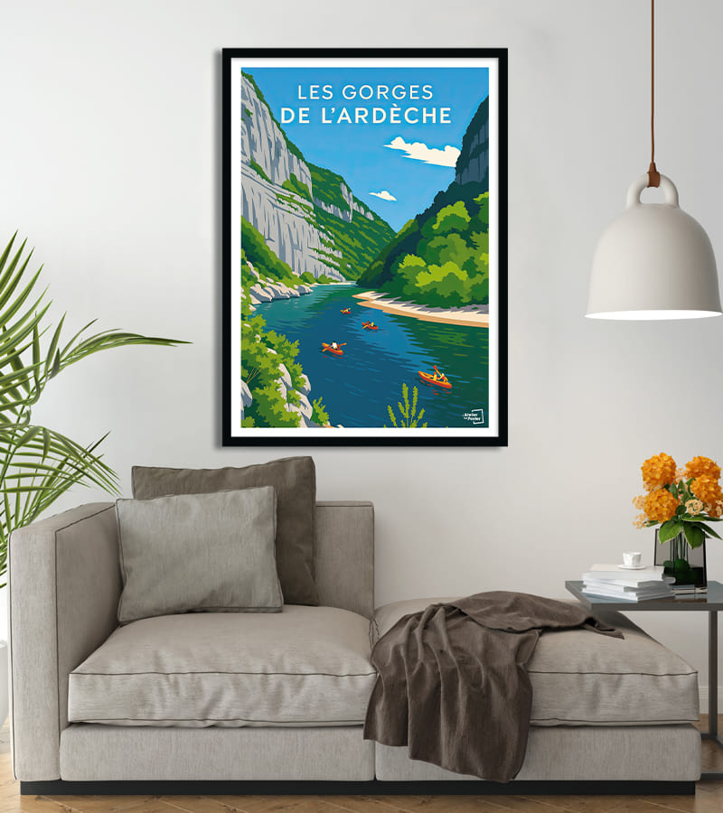 poster Les Gorges de l'Ardèche