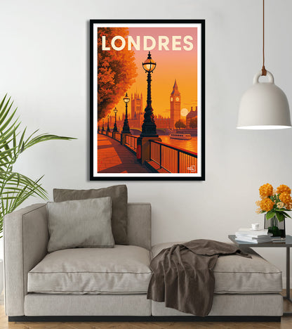 poster Vintage Londres