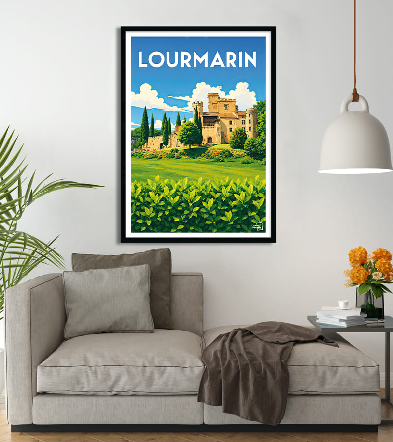poster Lourmarin