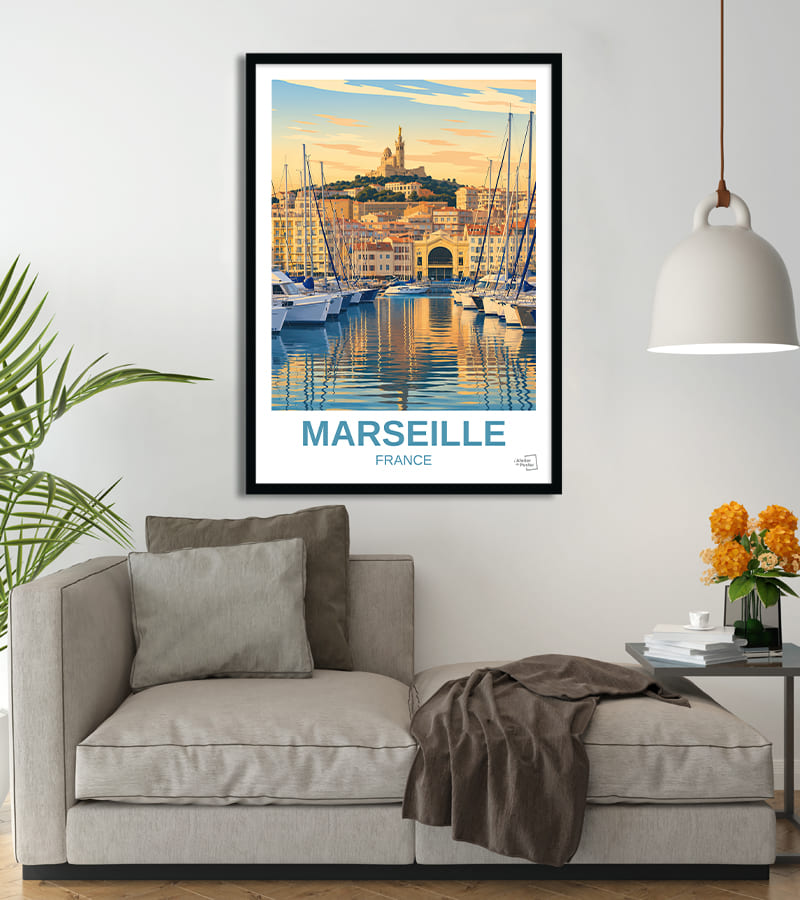 poster port de Marseille