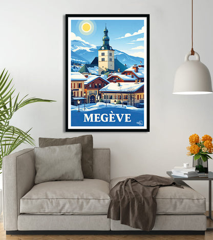 Affiche Megève