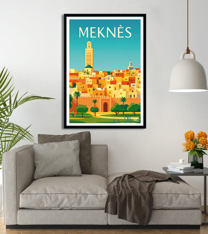 Affiche Meknès