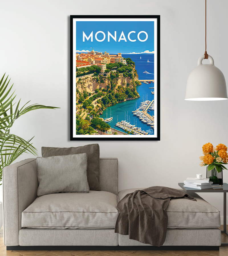 poster Vintage Monaco