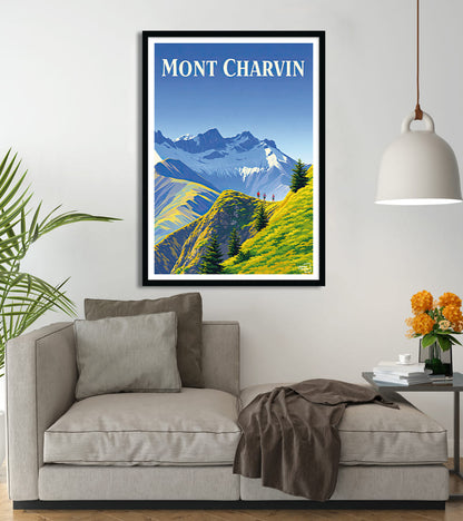 Affiche Mont Charvin