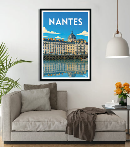 poster Vintage Nantes