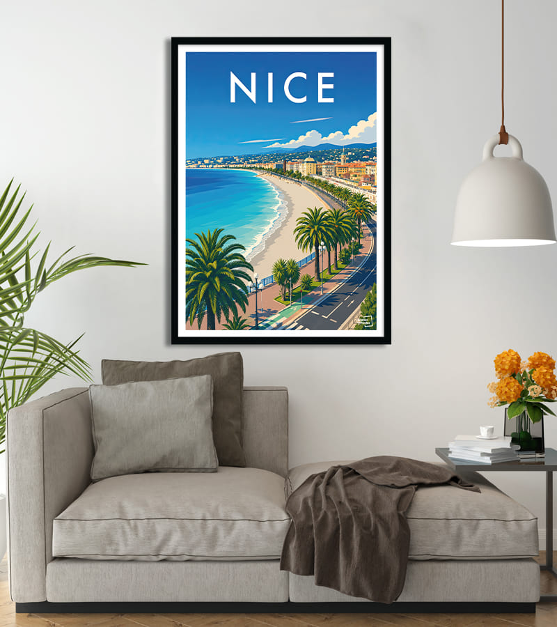 poster Nice La Balade des Anglais