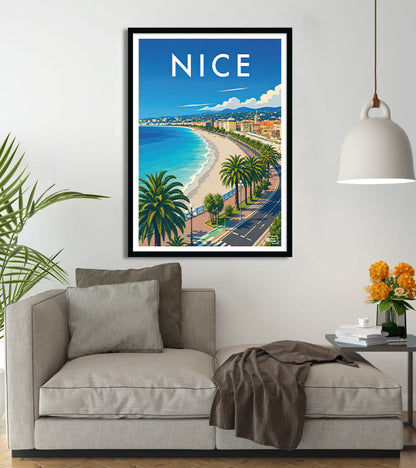 poster Nice La Balade des Anglais