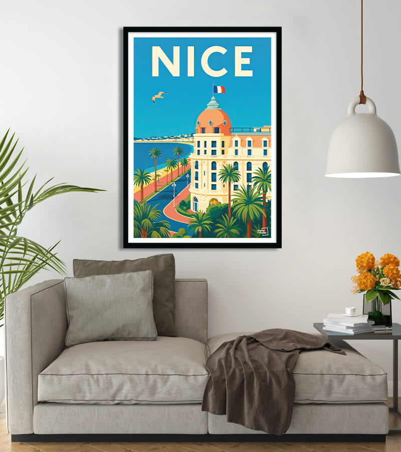 poster vintage Nice