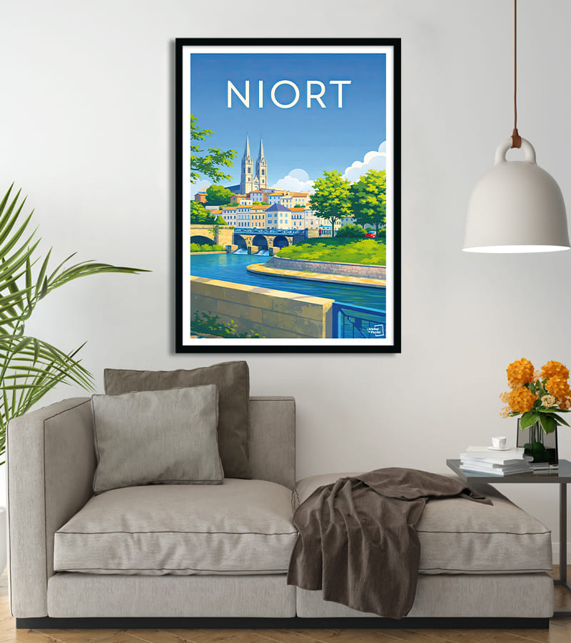 poster Niort vintage