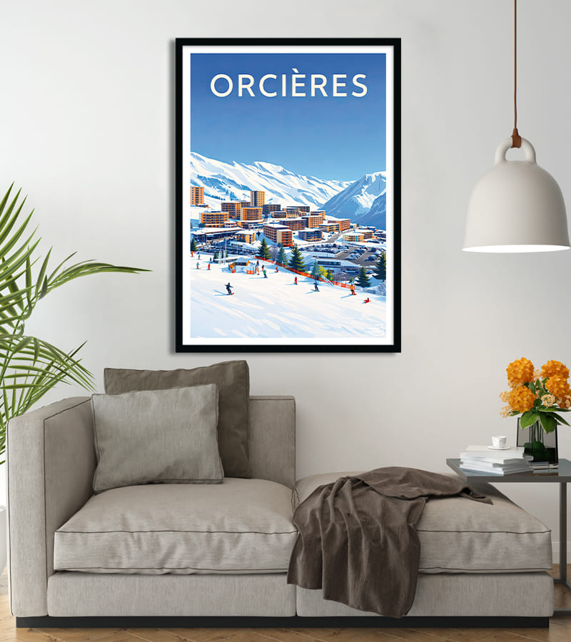 Affiche Orcières