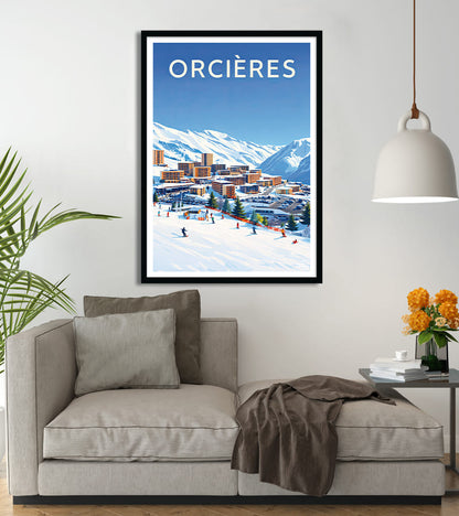 Affiche Orcières