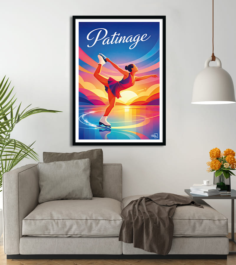 poster Patinage - Patin à Glace