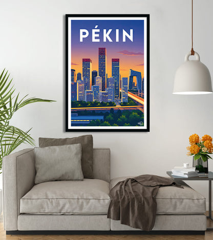 poster Pékin vintage